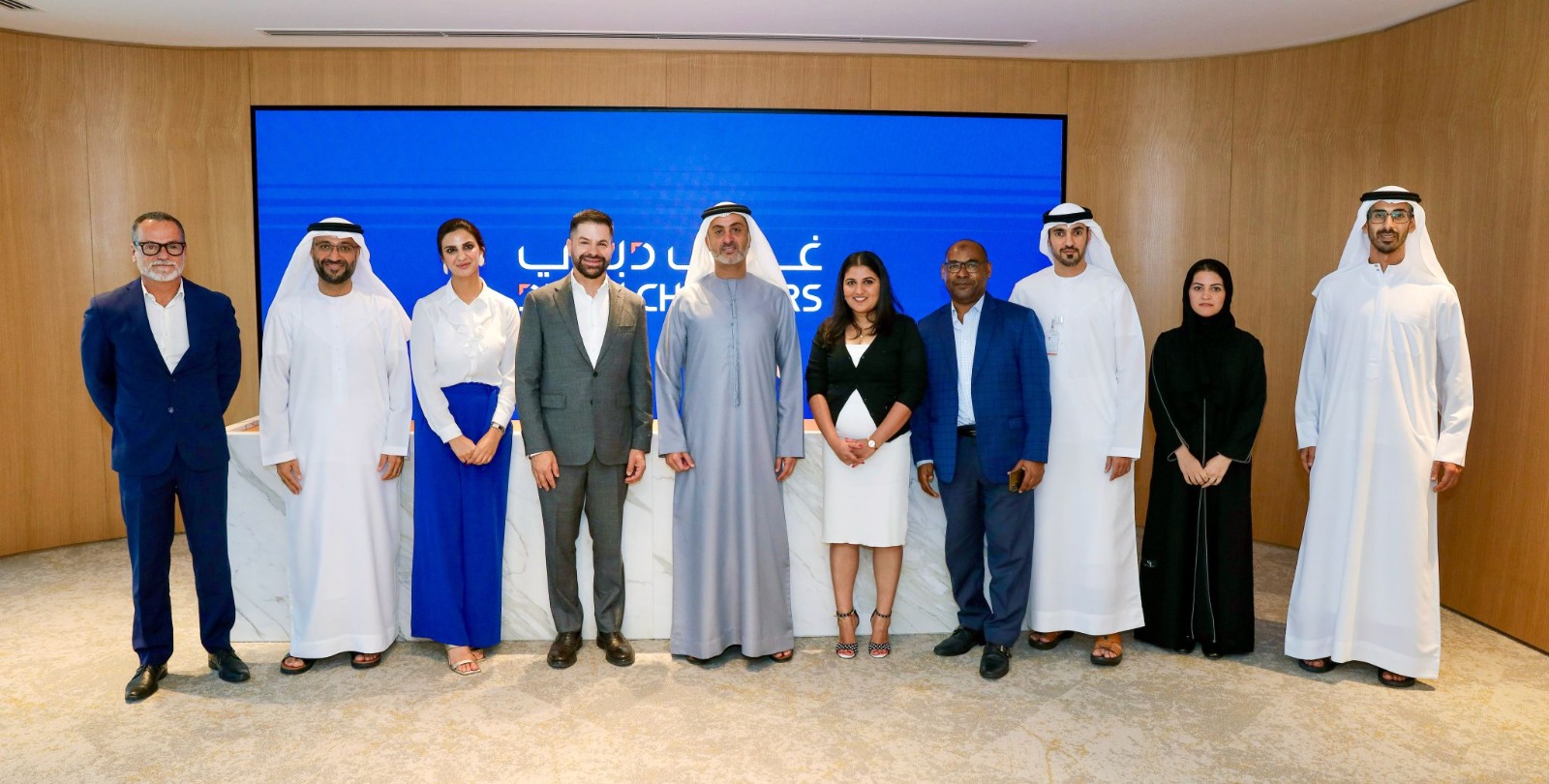 Nasser AlBlooshi speaking at an event