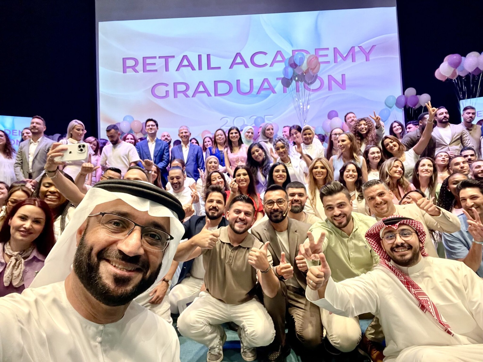 Nasser AlBlooshi in a business meeting
