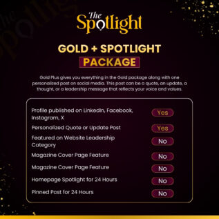 Gold Plus Spotlight Package